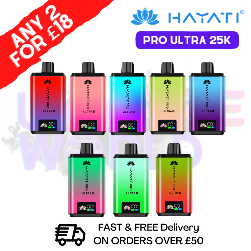 Hayati 25K Pro Ultra Plus 25000 Puff Pod Kit - 2 FOR £18